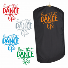 Personalised Quality Dance Slogan "Livin' that Dance Life" Costume Carrier Bag