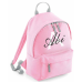 Personalised Mini Kids Script Backpack Boys Girls Name Toddler School Bag