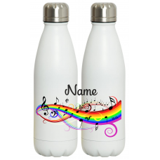 Chilli Style Bowling Double Walled 500mls Bottle Personalised Musical Score 