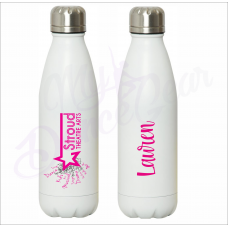 School Logo'd Personalised Double Walled Vacuum Water Bottle
