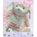 Personalised Embroidered Pink Plush Bear