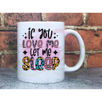 If you love me let me sleep Joke Adult named 11oz Personalised Mug Gift