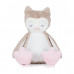 Personalised Embroidered Cream Plush Owl Teddy