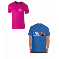NHS Ride 4 Heroes Royal Blue / Fuschia Pink T-Shirt 2021